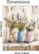 Paint By Number Rustic Flowers Kit for Adults – DIY Floral Acrylic Painting Canvas Set for Beginners, Home Wall Decor & Gift, 16x20 Inch (Unframed)